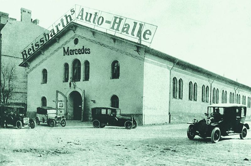 Goldene Zeiten: Beissbarth präsentierte eine der größten Automobilausstellungen Anfang des 19. Jahrhunderts in Deutschland. Fotos: Beissbarth (Archiv: Vogel Business Media)