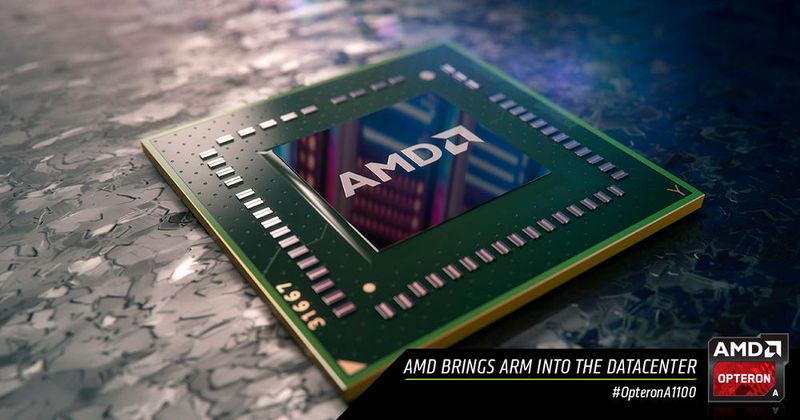 AMD sieht die Einsatzbereiche des 64-Bit-ARM-Prozessors Opteron A1100 vor allem bei Webservern und im Storage-Bereich. (Bild: AMD)