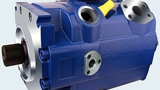 Die Hochdruckeinheit A15VSO arbeitet bis zu 3dB(A) leiser als marktübliche Hochdruck-Axialkolbenpumpen. Bild: Bosch Rexroth (Archiv: Vogel Business Media)