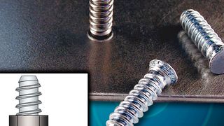 Die PEM Senkkopf-Einpress-Gewindebolzen mit X-Press Gewinde eignen sich für eine schnelle Montage mit Kunststoff-Befestigungselementen. (Bild: Penn Engineering)