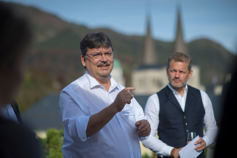 (v.l.) Markus Vogt und Tom Meiler (Meilenstein Kommunikation) (Tech Data)