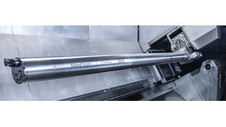 The Silent Tools Plus boring bar creates an interface between the tool and the machine for automated, digital machining. (Source: WFL)
