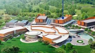 The Biopolis plant complex in Thailand with an indication of the GMP biorefinery building within the complex. (NSTDA)