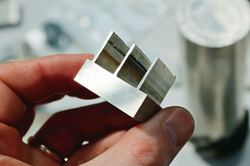 Bild 3: Das Auftragen aller schweißbaren Materialien ist technisch möglich, das Bild zeigt ein Beispiel für ein aufgeschweißtes Bauteil. (Bild: Hamuel)