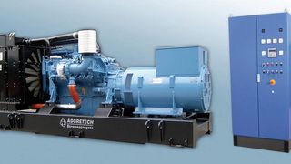 Dieselstrom-Aggregat MTU700 komplett mir Rahmen und Schaltschrank (Archiv: Vogel Business Media)