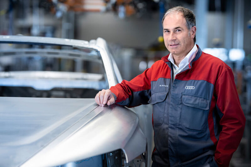 Wolfgang Schanz ist Produktionsleiter der Böllinger Höfe: „Wir haben eine hochmotivierte und engagierte Mannschaft.“ (Audi)