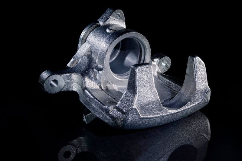 Galvanisch geschütztes Gussteil mit Delta Prozinc von Dörken MKS. (Dörken)