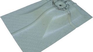 Demonstratorbauteil: Um die Effizienz der direkten Verarbeitung textiler Halbzeuge aus Hybridgarn mit Theroplastmatrix zu demonstrieren, wurde ein Federdom hergestellt.  (Bild: TU Dresden)