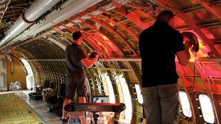 Freigelegte Struktur für den Scanvorgang. (Bild: Creaform)