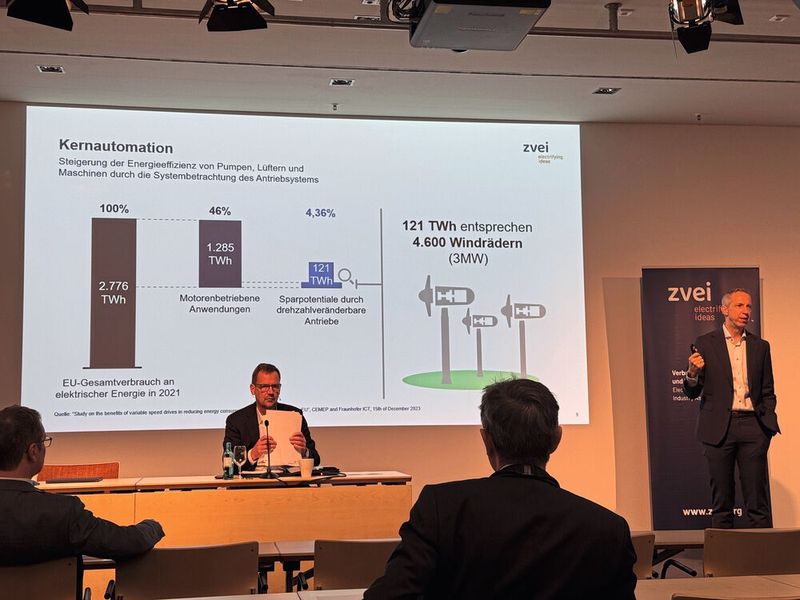 Pressekonferenz des ZVEI zur SPS 2024. (Bild: Manuel Christa/EP)