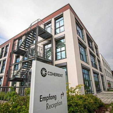 Der Hauptsitz der Business Unit «Tools for Materials Processing” in Gilching bei München. (Bild: Coherent)