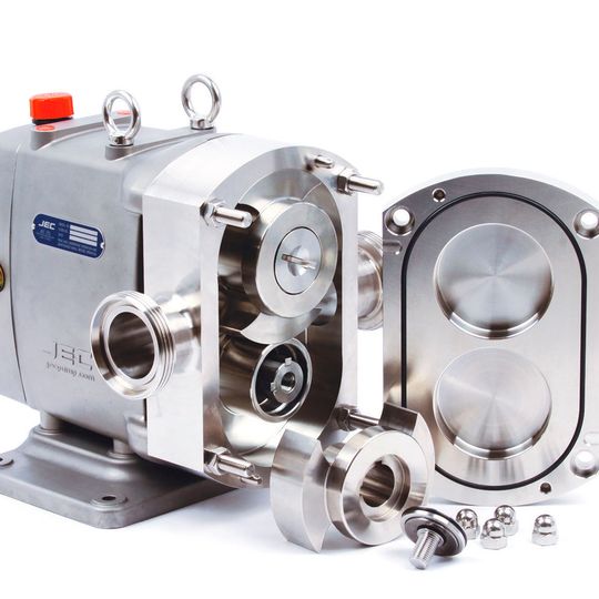 Verder-Drehkolbenpumpen gibt es auch speziell für Wein, Käsebruch oder die Tankwagen-Entleerung.(Bild:  Verder)