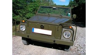 After the first "Kübel" and the Schwimmwagen, Volkswagen has made itself popular with the Bundeswehr with this Kübel here, as well as with the VW Bus. Now there are initial reports that the armored vehicle track could also be used. (Source: Volkswagen)