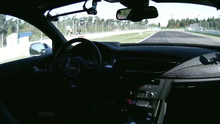 Der Audi RS 7 concept am Limit: fahrerlos rund um den Hockenheimring (Audi)