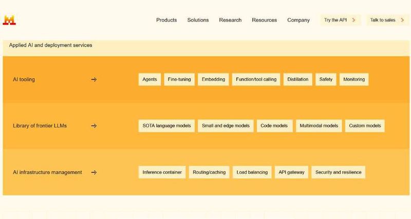 Neben Tools und Infrastruktur bietet die Mistral-AI-Plattform eine erstaunliche Fülle von Modellen. (Bild: Mistral AI)