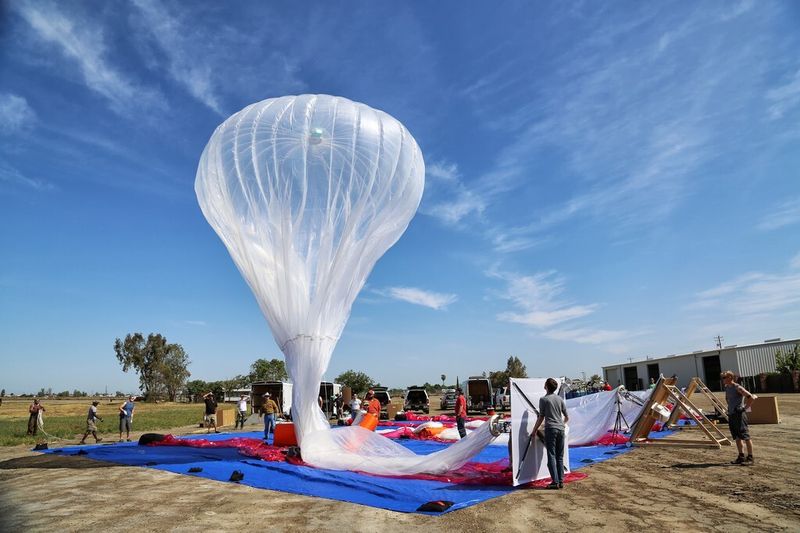 Testlauf des Project Loon in Neuseeland (Google)