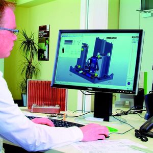 Bild 1: Mit Windchill PDM-Link lassen sich die CAD-Daten aus Pro-Engineer an den verschiedenen Standorten zentral verwalten. Bild: Stiebel Eltron