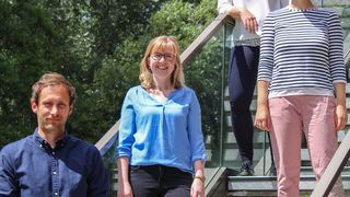 Bilden die neue BMBF-Nachwuchsgruppe am Heinz Nixdorf Institut: v. l. M. Sc. Michael Hesse, M. Sc. Ricarda Götte, M. Sc. Annika Junker und Dr.-Ing. Julia Timmermann. (Heinz Nixdorf/ Institut der Universität Paderborn)