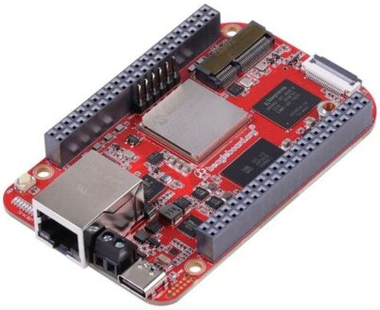 Das BeagleV-Fire von BeagleBoard.org ist eine kompakte Einplatinencomputer-Plattform für die Integration von Open-Source-Technologien in eingebettete Geräte. (Bild:  BeagleBoard.org)