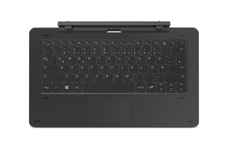 Zum Surftab Twin 11.6 gehört eine Qwertz-Tastatur. (Trekstor)