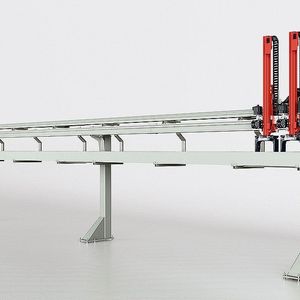 Das Ladeportal LP 100 kann auch mit größeren Abständen zwischen den Stützen gebaut werden.