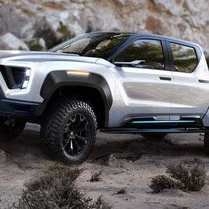 Der US-Lkw-Hersteller Nikola hat einen Elektro-Pick-up mit zwei Antriebssystemen angekündigt.(Bild:  Nikola)