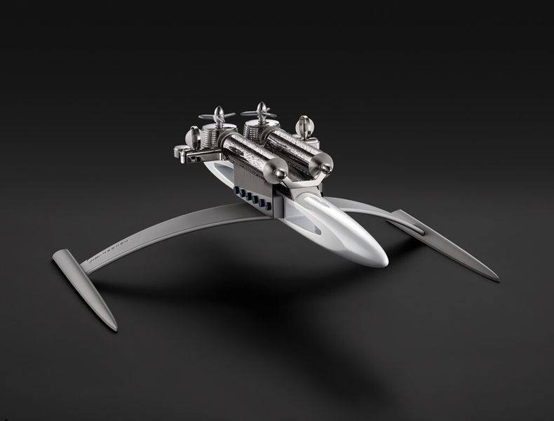 Chacun des cylindres joue trois airs, tous six sélectionnés par Maximilian Büsser, fondateur et directeur artistique de MB&F.avec notamment 