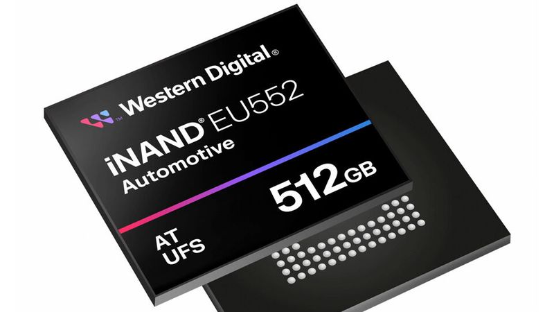 Das UFS-3.1-Flash-Laufwerk iNAND AT EU552 hat die ASPICE-CL3-Zertifizierung erhalten.(Bild:  Western Digital)