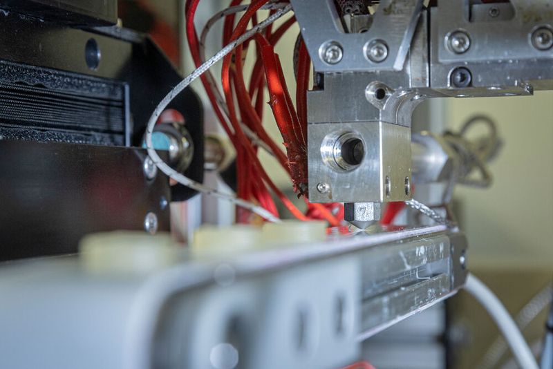 Der Druckkopf kann bis zu 160 Tabletten pro Stunde herstellen, wobei neben Polymeren auch Lipide verdruckt werden können. (Bild: Heike Fischer/ TH Köln)