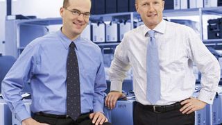 Mit Brennstoffzellen weltweit auf Erfolgskurs: COO Dr. Jens Müller (links) und CEO Dr. Peter Podesser von SFC (Archiv: Vogel Business Media)