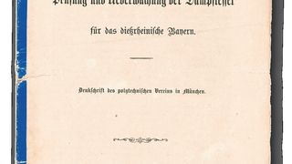 Gründungsschrift eines Dampfkesselüberwachungsvereins aus dem Jahr 1870. (TÜV SÜD)