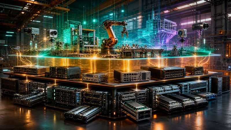 Storage bildet die Grundlage für industrielle Edge-KI, auf der alle anderen Komponenten aufbauen.(Bild:  KI-generiert)