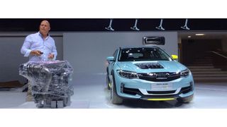 17 Jahre lang haben Christian von Koenigsegg und die Firma Freevalve an einem nockenwellenfreien Antrieb gearbeitet. (Foto: Qoros/Jens Meiners)