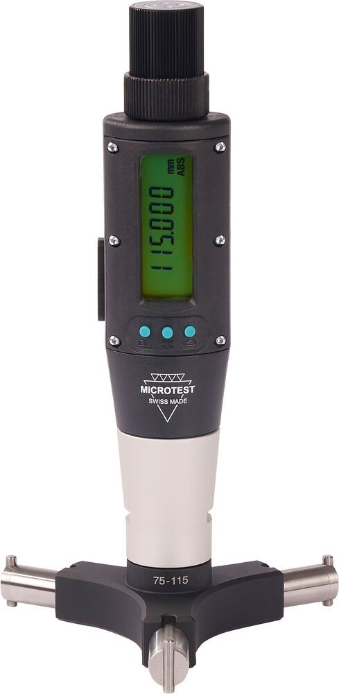 So sieht die vom Schweizer Präzisionsbeherrscher Microtest entwickelte 3-Punkt-Innenmessschraube aus, die man jetzt in mehreren Varianten bei Hahn+Kolb bestellen kann.(Bild:  Hahn+Kolb)