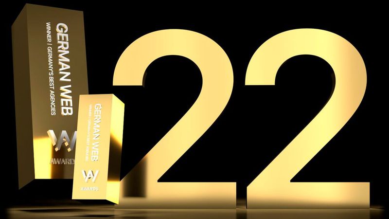 Der German Web Award wird jährlich verliehen.(Bild:  German Web Award 2022)
