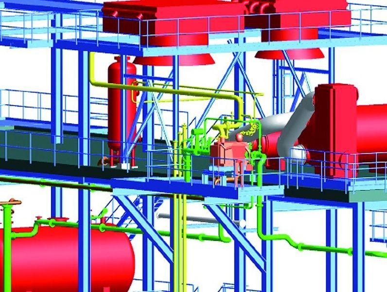 Während früher Holz- oder Plastikmodelle der Visualisierung dienten, werden heute Anlagen im Computer dreidimensional dargestellt. (Picture: BASF)