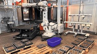 Der Easy-Grinder arbeite vollautomatisch, ohne dass eine Programmierung oder ein aufwendiges Teaching erforderlich sei. (Bild: Teqram)