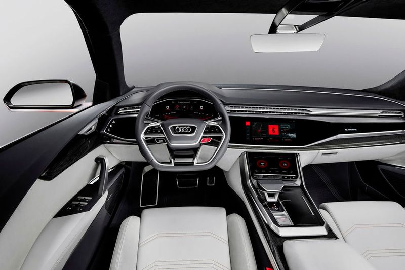 Audi Q8 sport concept: HMI-Bedienkonzept mit voll integriertem Android (Bild: AUDI AG)