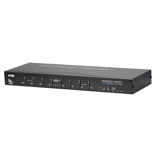 An den DVI-KVM-Switch CS1768 von Aten können bis zu acht Multimediacomputer direkt angeschlossen werden. (Archiv: Vogel Business Media)