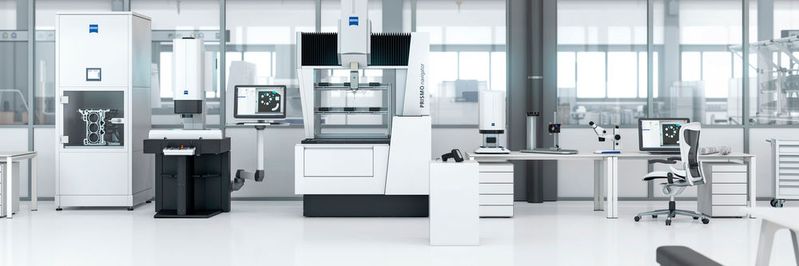 Auch in modernen I 4.0-Fabriken ist der Messraum kein Auslaufmodell. Im Gegenteil: Messungen mit Koordinatenmessgeräten werden aufgrund der hohen Präzision in absehbarer Zukunft die entscheidende Referenz für sämtliche Messlösungen bleiben. (Bild:  Carl Zeiss AG)