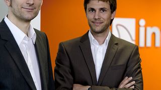 Die Geschäftsführer Bastian Friedrich und Christian Wagner gründeten 2002 das Unternehmen als Studenten-Startup. Heute beschäftigen sie rund 450 Mitarbeiter und sind in Deutschland, den USA und in China vertreten. (Foto: In-tech / blende11)