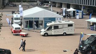 Caravan-Competence findet der Besucher der Automechanika auf dem Freigelände vor der Halle 11. (Bild: ZKF)