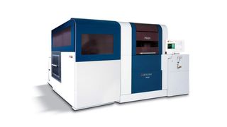 Das Drahterodierzentrum PA2000 besteht aus standardisierten Komponenten, vor allem der Drahterodiermaschine PA20 von Mitsubishi Electric in Kombination mit einem Robotersystem. Bild: Mitsubishi Electric (Archiv: Vogel Business Media)