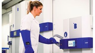 Der Ultratiefkühlschrank U201 hat die Vorqualifizierung für Leistung, Qualität und Sicherheit der Weltgesundheitsorganisation erhalten (WHO PQS). (B Medical Systems)