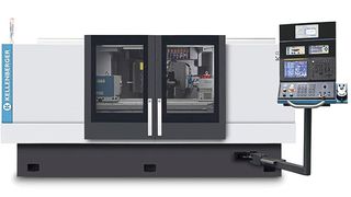Mit der neuen Rundschleiflösung «Kellenberger K8» bietet Kellenberger eine optimal konfigurierte Standardmaschine, bei der bewusst auf erweiterte Ausstattungsoptionen verzichtet wurde. (Bild: Kellenberger)