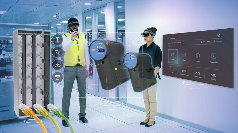 Ob gemeinsames Arbeiten über Unternehmensstandorte hinweg oder praxisnahe Ausbildung: Mit VR/AR- Anwendungen in virtuellen Räumen eröffnen sich völlig neue Möglichkeiten für die Mitarbeiter. (Honeywell)
