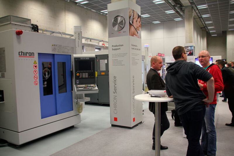 Chiron zeigte auf der Hausmesse Open House vom 9. bis 11. März zahlreiche innovative Technologien und Anwendungen für höchste Präzision und Dynamik. Erstmals präsentierten sich auf der Open House alle Mitglieder der Unternehmensgruppe: neben Chiron auch Stama, Scherer und CMS. (Bild: Sonnenberg)