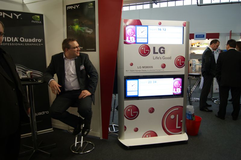 Digital Signage stand bei LG hoch im Kurs. (Archiv: Vogel Business Media)