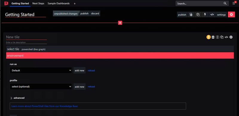 Hinzufügen von neuen Kacheln zu einem Dashboard. (Bild: Joos / SquaredUp)