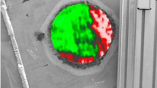 So stellen sich Defekte in einem Materialmix-Bauteil dar, wenn sie akustisch, also zerstörungsfrei, geprüft werden. Forscher wollen das jetzt erstmals in puncto Klebverbidungen weiterentwickeln. (IKT)